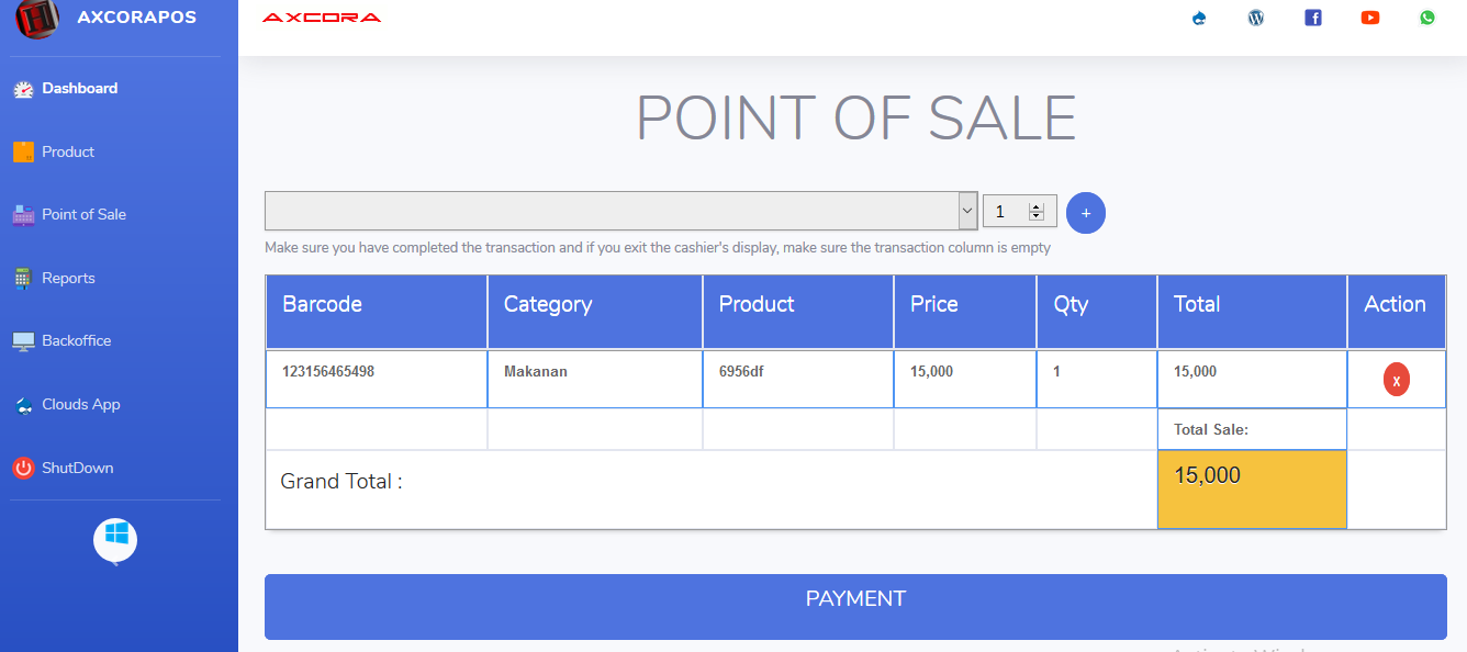 point of sale free download source code pos